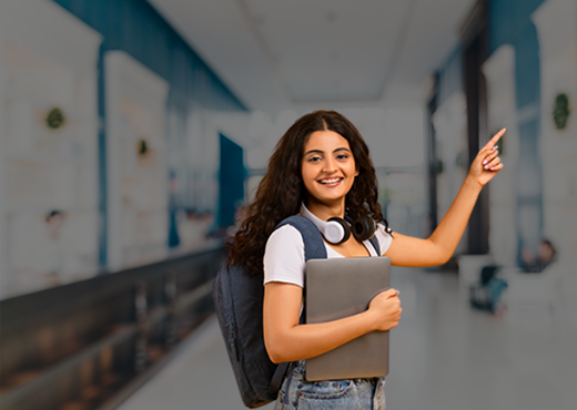 Student exploring programming courses in Nikol